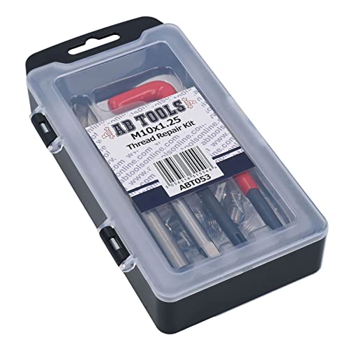 AB Tools M10 x 1.25mm Thread Repair kit/helicoil 9pc Set Damaged Thread AN019 - Image 3