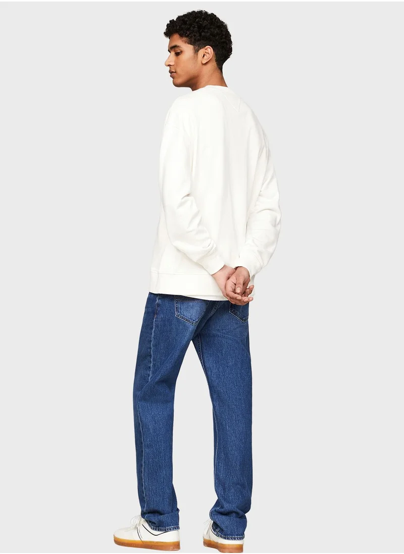 TOMMY JEANS Big Flag Crew Neck Sweatshirt