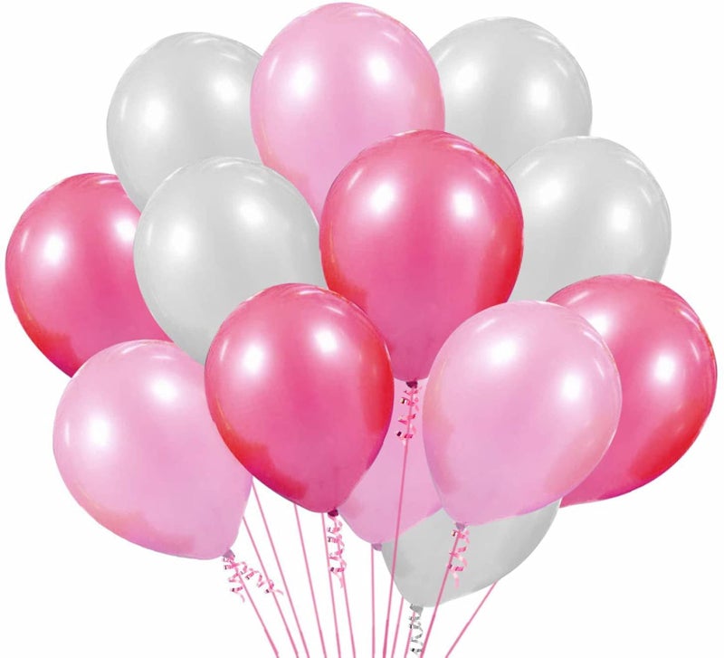 HK Balloons 85 Pcs 1St Birthday Decoration Item Set for Birthday Decoration / Birthday Party Supplies Pink Themed Birthday Celebration Kit For Kids Girl - Image 4