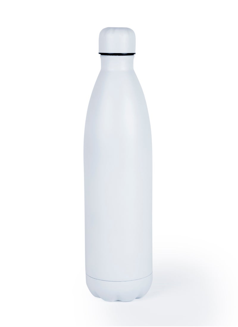 Nessan 500ml Sport Water Bottle Vacuum Insulated Stainless Steel Sport Water Bottle Leak-Proof Double Wall Cola Shape Water Bottle, Keep Drinks Hot & Cold - White - pzsku/ZEAA0BED594208A8AF718Z/45/_/1689854571/c2f10a99-d888-4ee3-86ae-d56d05b7d1fd