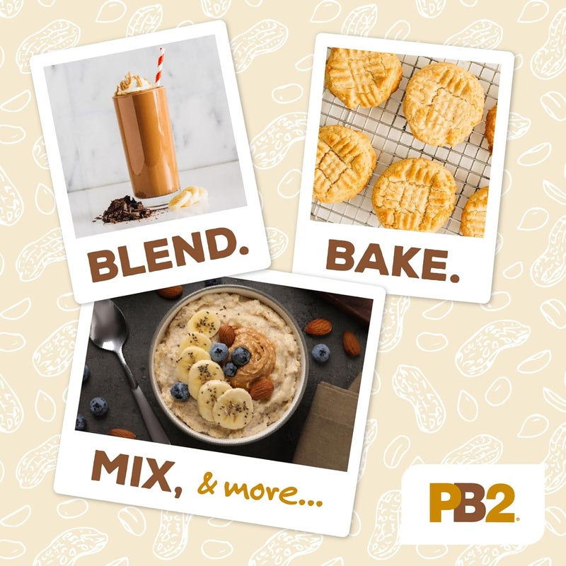PB2 Pure Peanut Butter Powder - 32 oz Jar - No Added Sugar, Salt, or Preservatives - 100% Natural Roasted Peanuts with 6g Protein - Image 3
