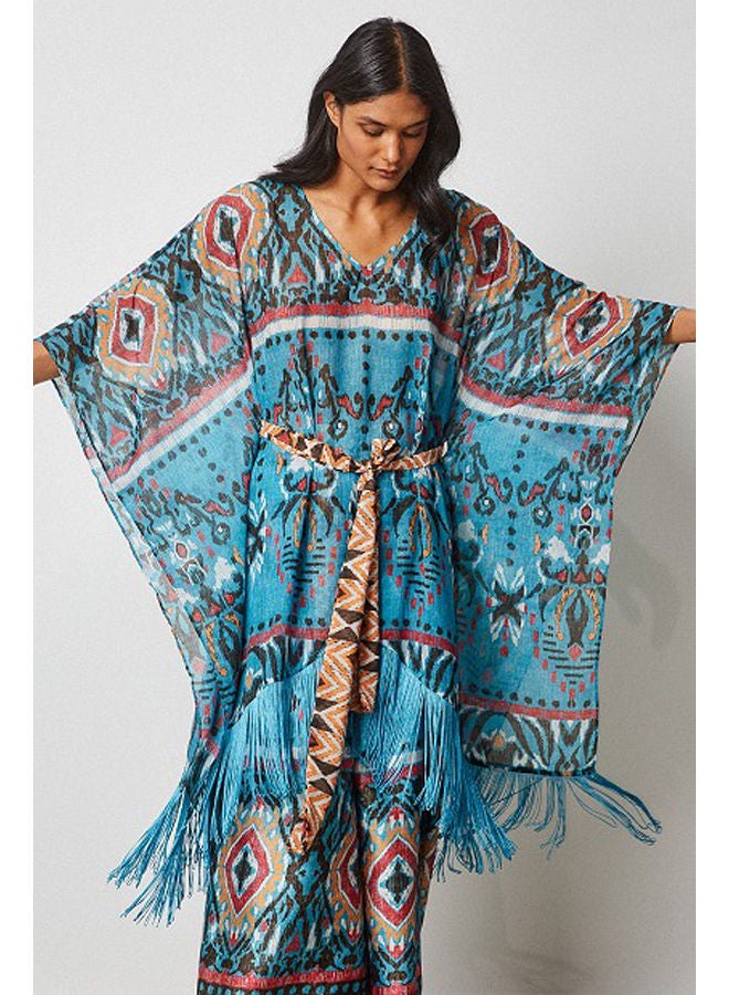 BSB Printed Kimono with self-tie fastening - Image 2