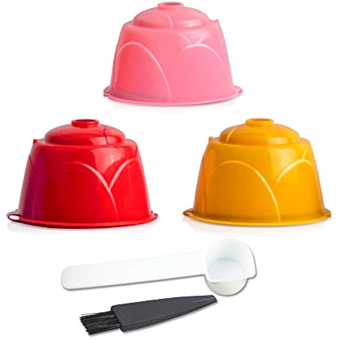 هالامودو مجموعة فلاتر أكواب كبسولات القهوة القابلة للتعبئة من مادة البولي بروبيلين القابلة لإعادة الاستخدام - Image 1