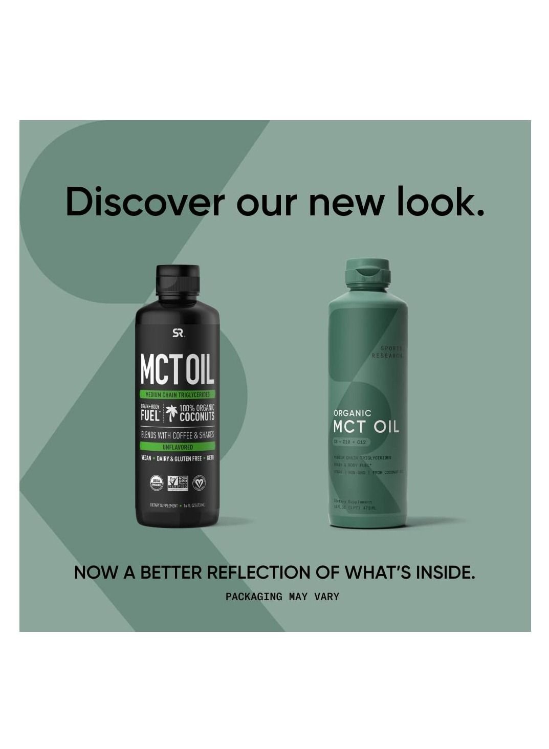 Sports Research Unflavored MCT Oil 16oz
