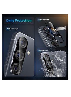 ماركة غير محددة for Samsung Galaxy A56 / A36 / A26 Camera Lens Protector, Individual Metal Ring Tempered Glass Lens Cover, [Strong Adsorption] Scratch Resistant...  - Image 4