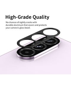 ماركة غير محددة for Samsung Galaxy A56 / A36 / A26 Camera Lens Protector, Individual Metal Ring Tempered Glass Lens Cover, [Strong Adsorption] Scratch Resistant...  - Image 2