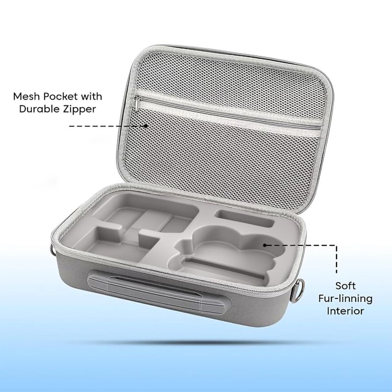 Sounce Hard Shell Carrying Case for Neo Drone – Premium PU Travel Storage Bag Compatible with Neo Drone, RC-N3 Remote Controller, Neo Intelligent Flight Batteries, Grey - Image 5