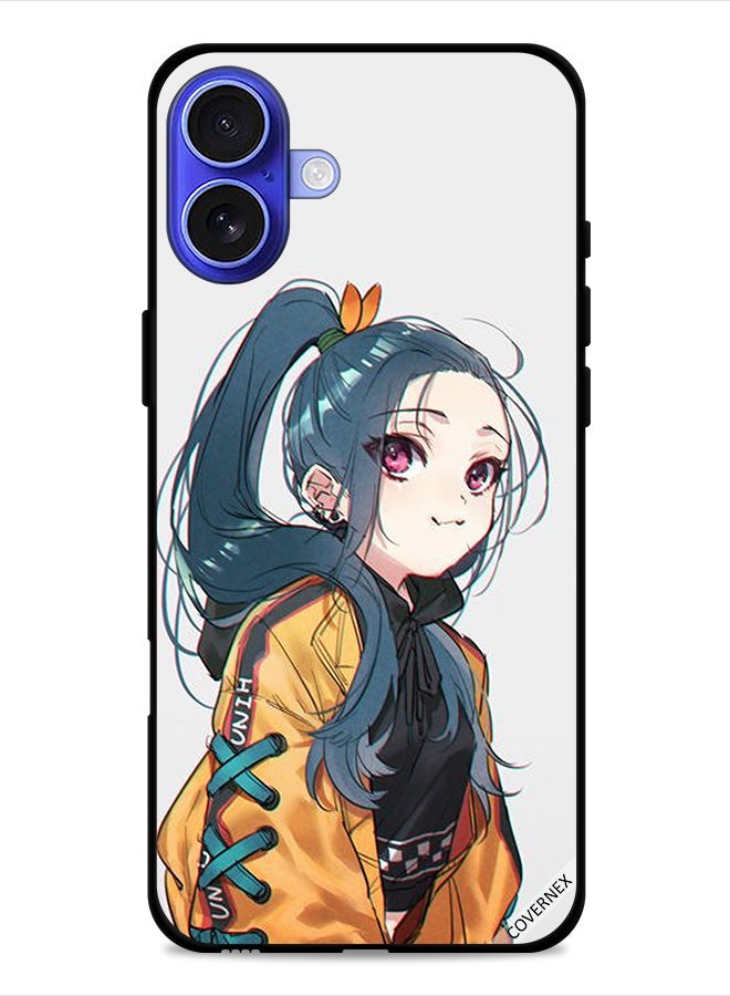 Covernex Apple iPhone 16 Plus Protective Case Cover Cute Girl Feeling Cold - Image 1