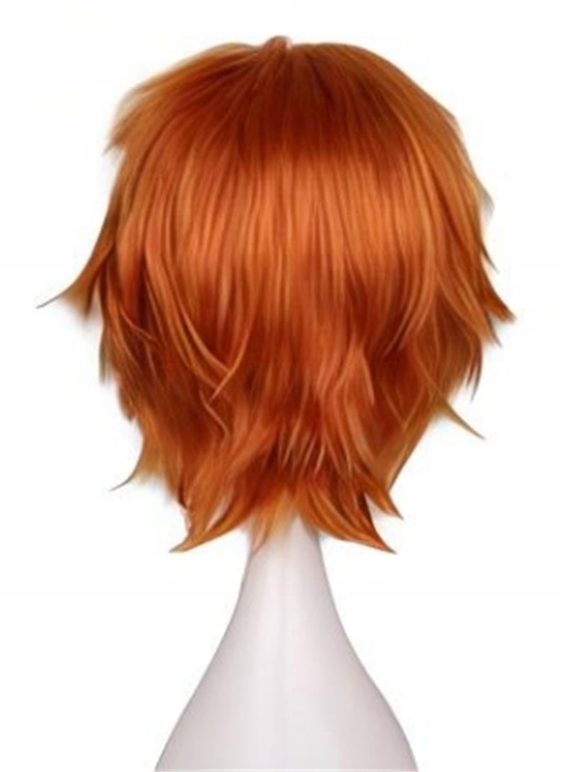 Universal anti-warp men's short hair style cosplay wig costumes dress up wig  - Image 3