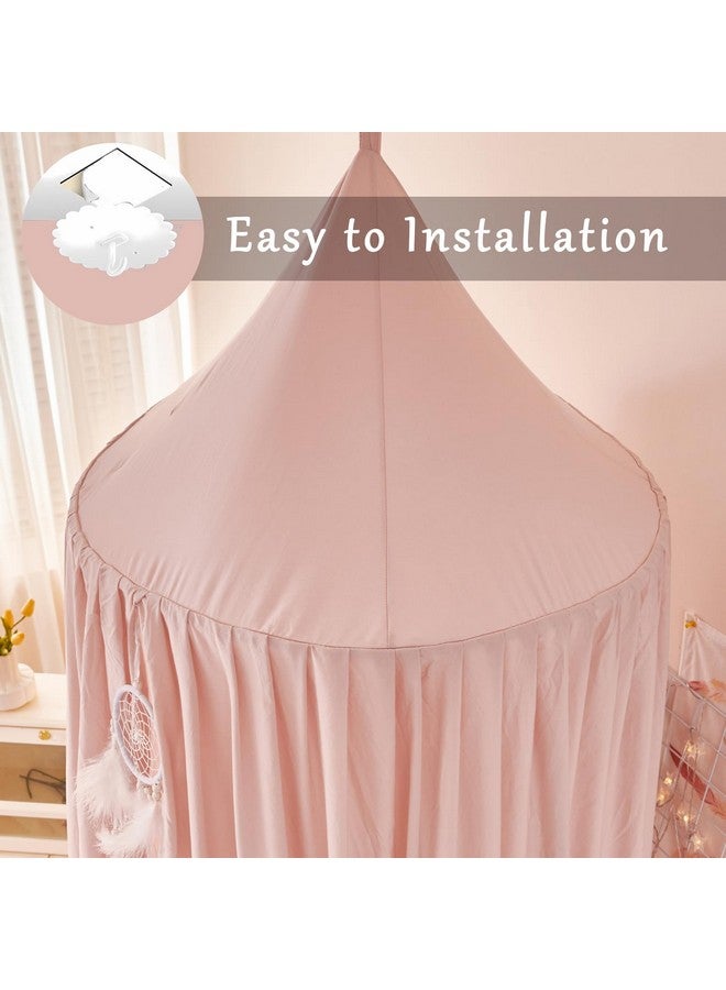 Dix-Rainbow dix-rainbow Princess Decor Canopy for Kids Bed, Soft and Durable Bed Canopy for Girls Room Tent Canopy Dreamy Mosquito Net Bedding, Children Reading Nook Canopies Indoor  - Image 4