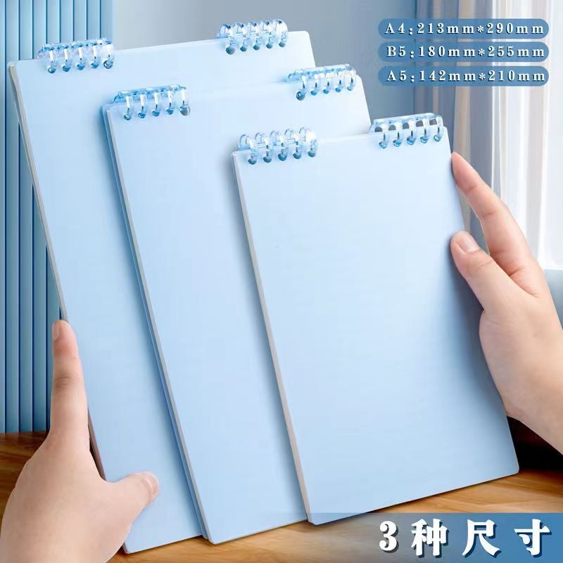 Picture Book Picture Book Children'S 5 Turn Up Morandi Loose-Leaf Book Thickened Mori-Style Handless Notebook - Image 4