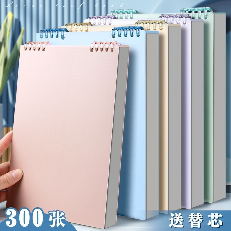 Picture Book Picture Book Children'S 5 Turn Up Morandi Loose-Leaf Book Thickened Mori-Style Handless Notebook - Image 2