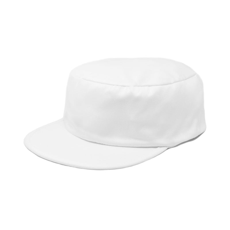 DALIX Blank Hat Cotton Twill Painters Cap in White - Image 5