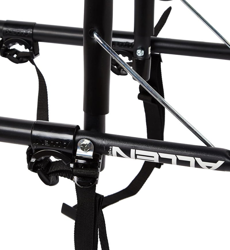 Allen Deluxe 3-Bike Trunk Mount Rack, Blk/ Silver - Image 3