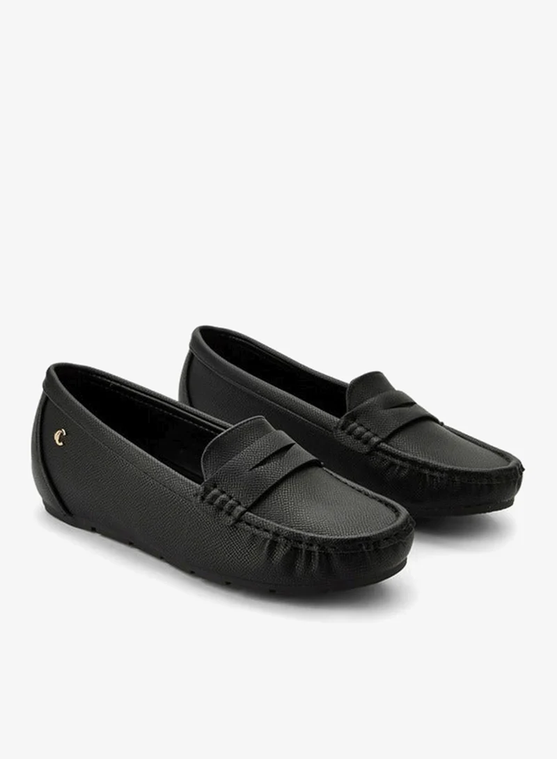 لو كونفورت نسائي موكاسين بنقوش