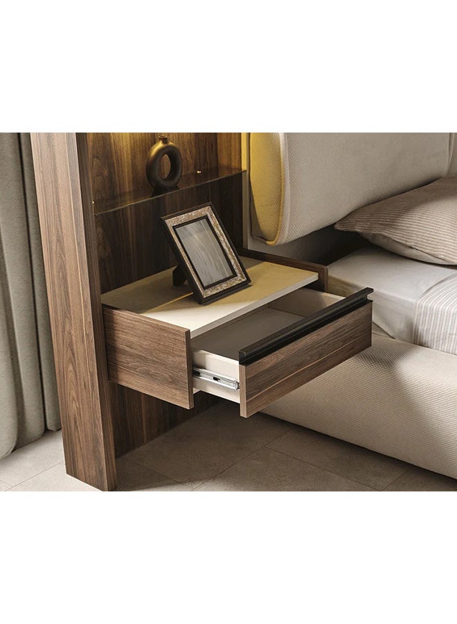 MK Kabbani Furniture Napoli 7 -Piece King Bedroom Set - 180x215 cm " Gift Drawer unit "  - Image 4