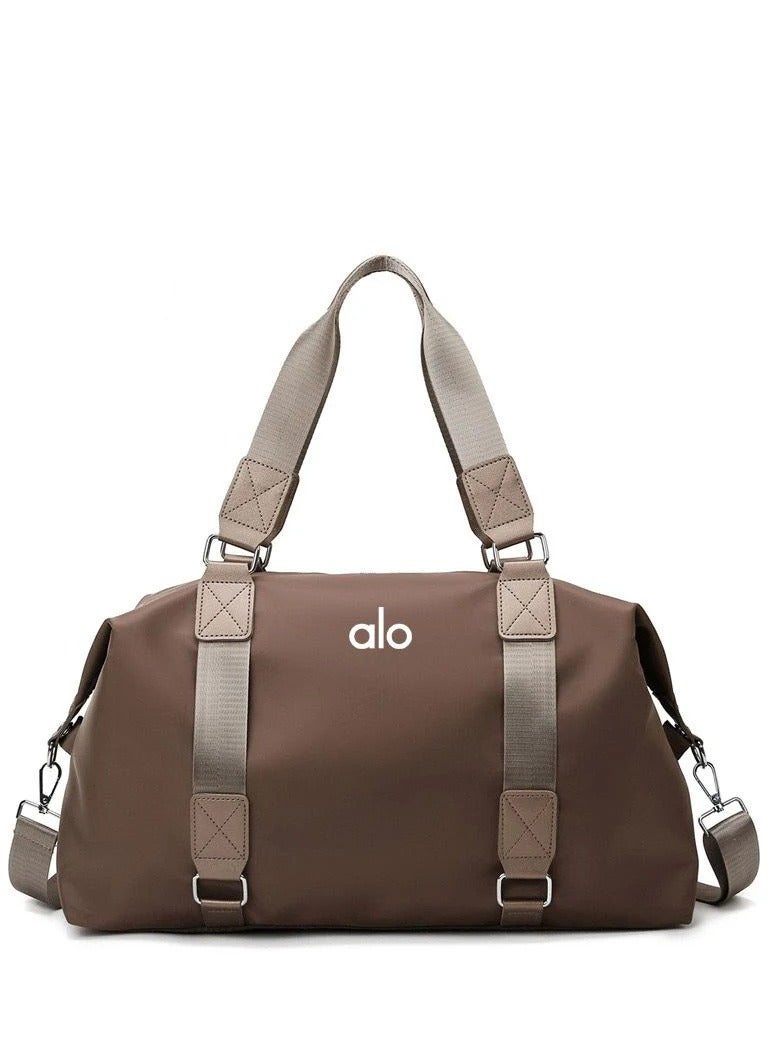 Alo Yoga Alo Yoga handbag unisex, large capacity, dry and wet separation, essential for business trips and fitness,brown 