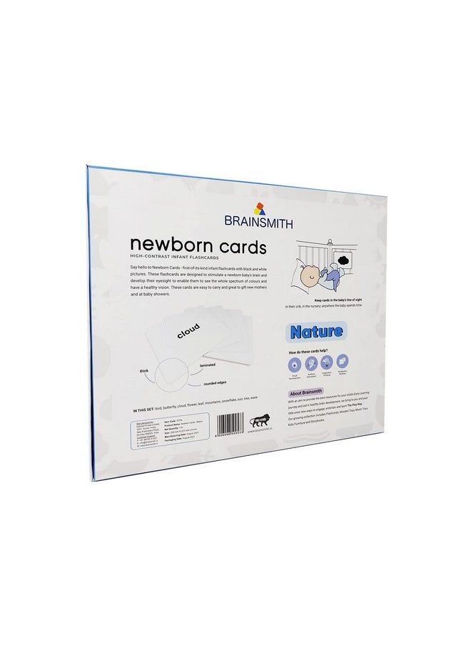 BRAINSMITH Brainsmith Flash Card for Babies - Nature Learning, High-Contrast Picture Cards Set for New Born Baby and Infants (0-6 month old) - Sight and Brain Development  - Image 4