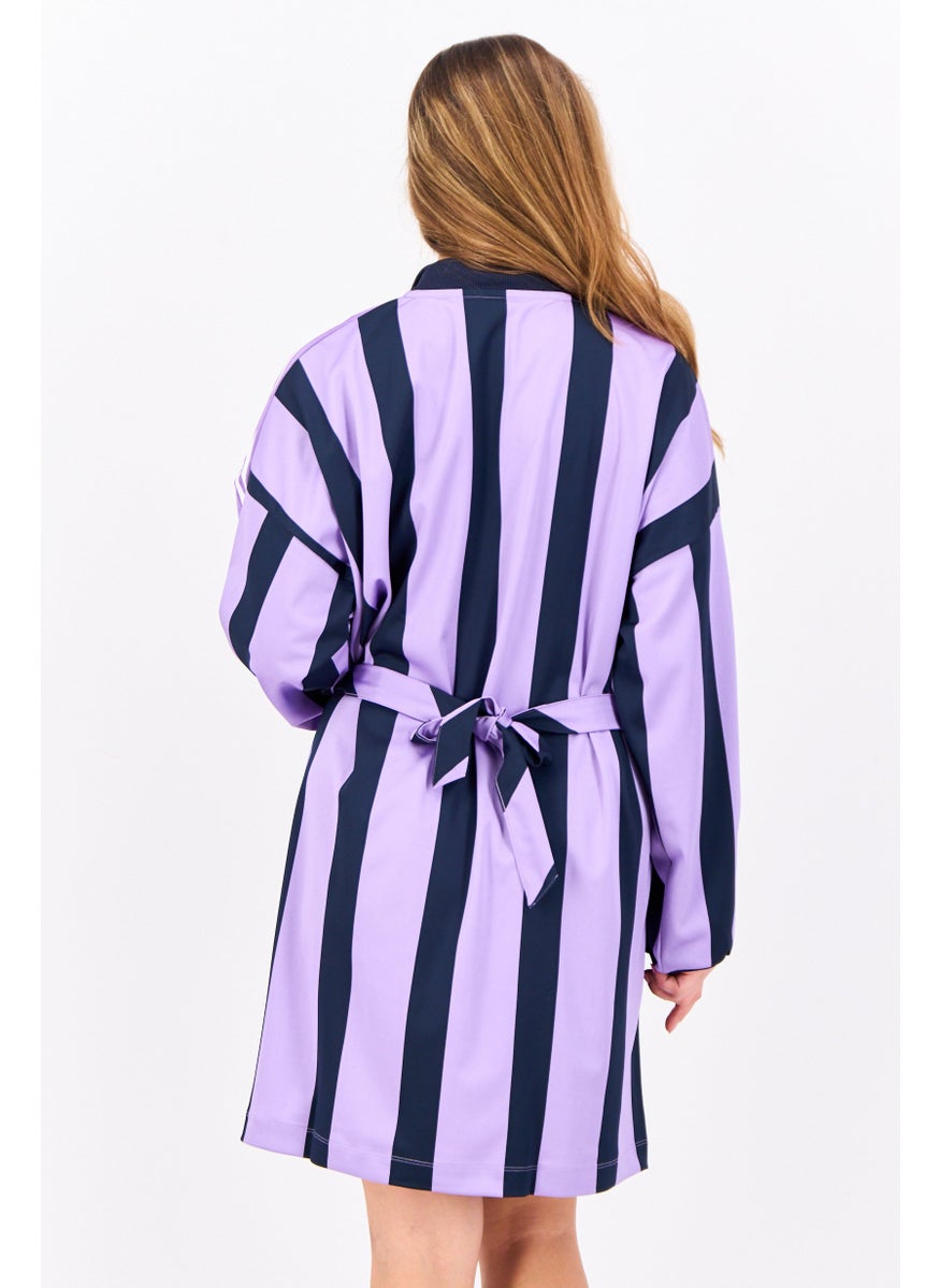 Adidas - Women Sportswear Fit Long Sleeves Outdoor Jersey Dress, Multicolor - Image 1