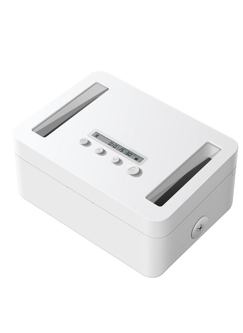 Generic - Metal Timed Lock Box, Time lock Box with Child Lock and LED Display, Self-Control Timer Locker, for Phones, Snacks, Video Games or Other Temptations, Can reduce Stress & Anxiety - Image 1