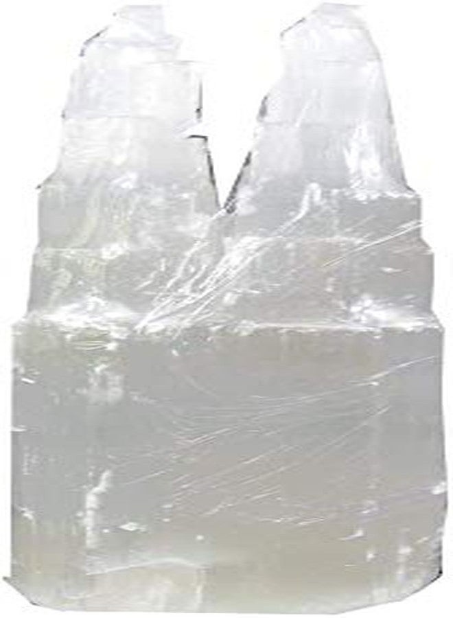 CircuitOffice Selenite Twin Tower Skyscraper, Selenite Mountain, 6" Selenite Twin Points for Healing, Positive Energy, Meditation, Protection, Powers, Decoration or Gift - Image 2