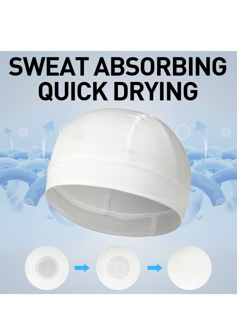 KASTWAVE - Cycling Skull Cap Under Helmet Summer Breathable Mesh Helmet Liner Sun Protection Beanie for Men Women Sweat Wicking Hat for Motorcycling Cycling Football Running - Image 1