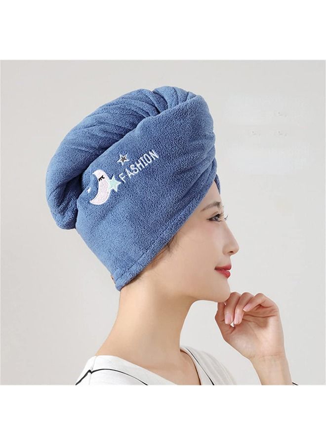 Rapid Drying Towel, Quick Drying Towel Wrap Super Absorbent Twist Turban Dry Hair Caps  - Image 1