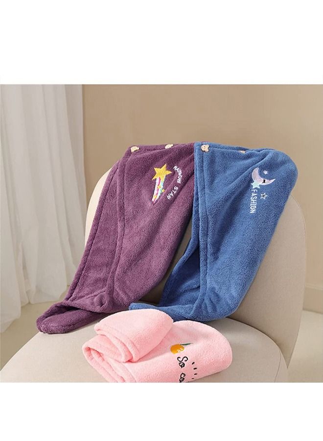 Rapid Drying Towel, Quick Drying Towel Wrap Super Absorbent Twist Turban Dry Hair Caps  - Image 3
