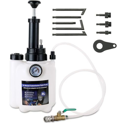 DASBET 3L Manual Transmission Oil Transfer Pump Kit | Transmission Fluid Pump Kit, Fluid Transfer Pump, Manual Oil Pump Oil Filling Filler System Tool for Automatic Transmission with 8pcs Adapters - Image 1