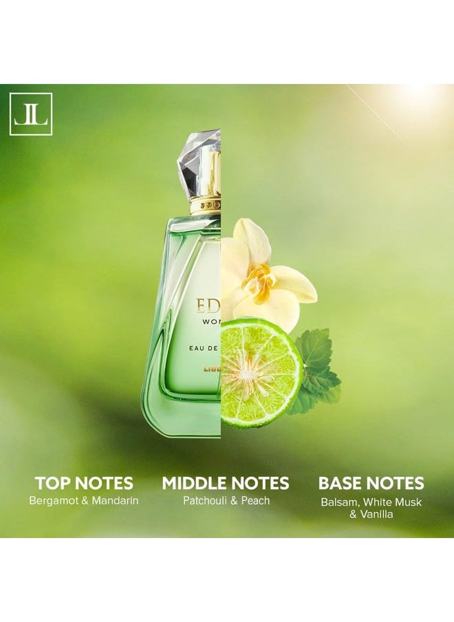 Liberty - Luxury Perfume Gift Set - Legend for Men, Eden for Women (100ml/3.4Oz each), Eau De Parfum (EDP) Spray for Thanksgiving, Designed in France, Long Lasting Smell - Image 1