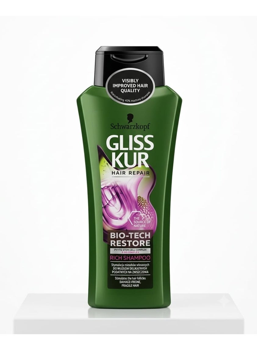 Gliss Bio-Tech Restore Strengthening Shampoo 400 ML