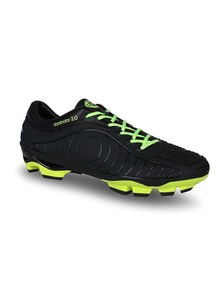 Nivia Dominator 2.0 Football Shoes | Size : 6 UK/ 7 US / 40 EU | Material :  TPU Sole with PVC Synthetic Leather Upper, Moulded Insole | Outdoor Sports  - Image 1