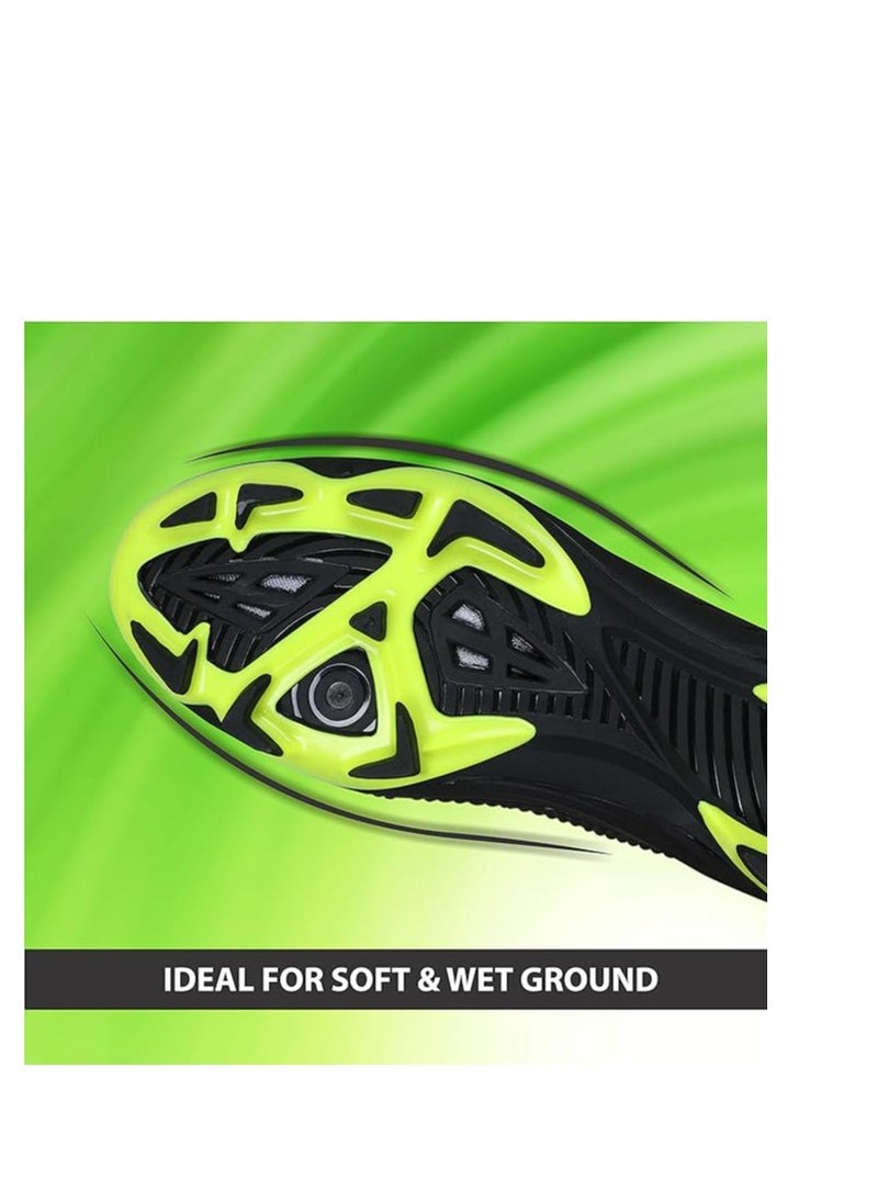 Nivia Dominator 2.0 Football Shoes | Size : 6 UK/ 7 US / 40 EU | Material :  TPU Sole with PVC Synthetic Leather Upper, Moulded Insole | Outdoor Sports  - Image 4