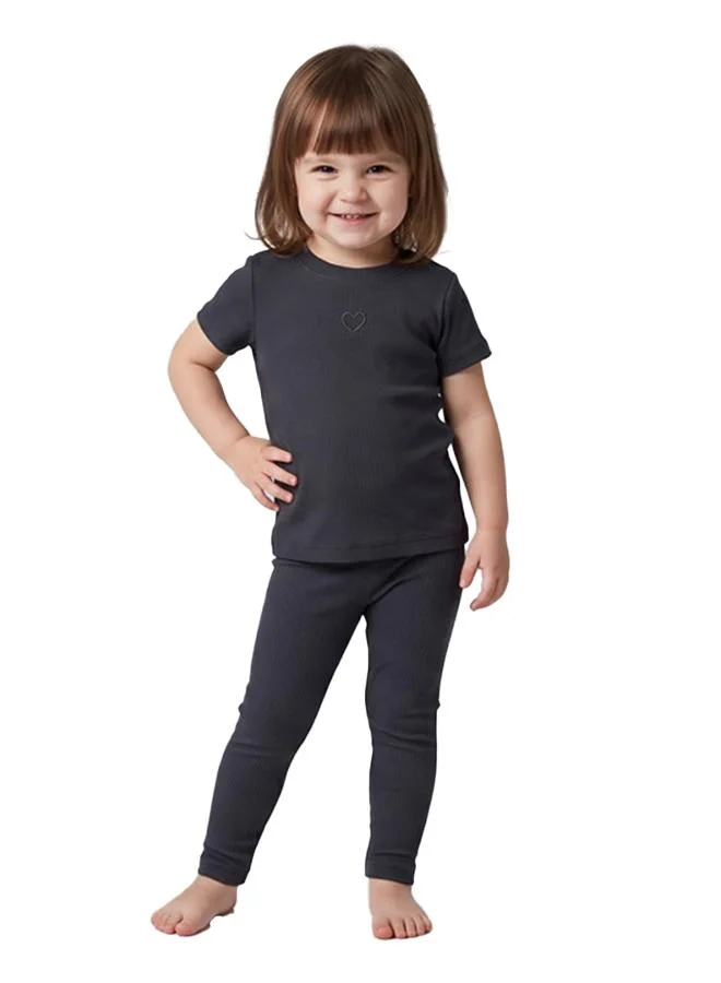 Babies & More Babies & More Toddler Girls Off-White Legging Set