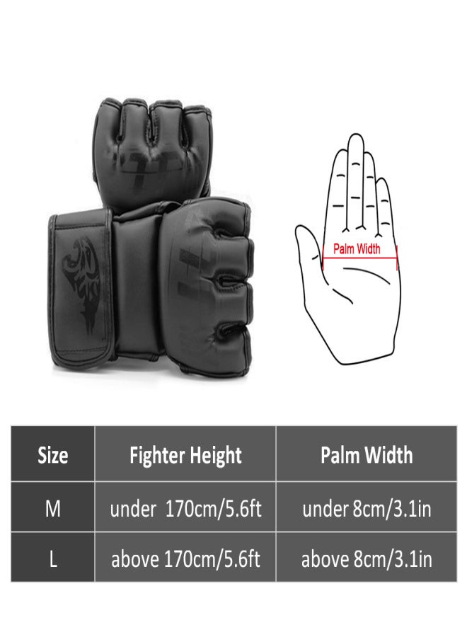 ZTTY Men Women Kickboxing Gloves Boxing Gloves with Open Palm Punching Bag Gloves for Boxing Kickboxing Sparring Muay Thai - Image 4