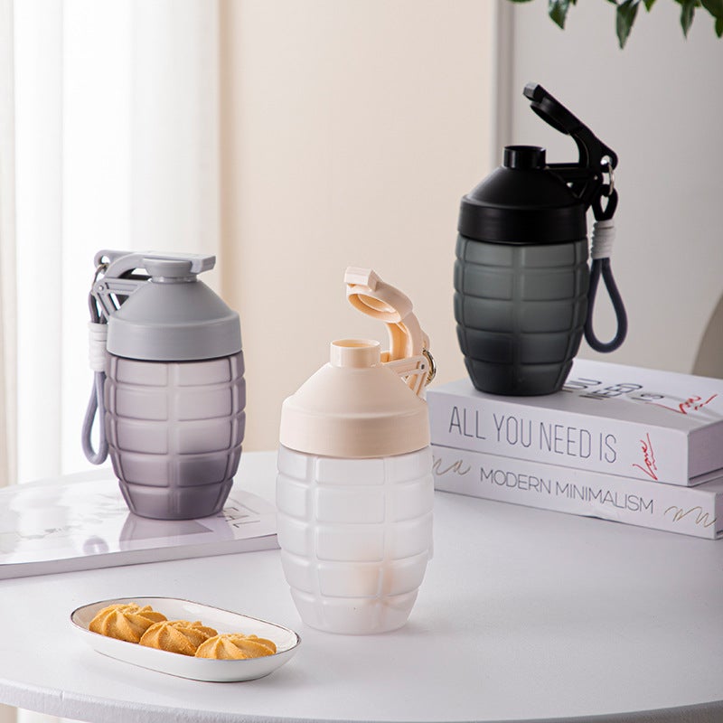 YL 600ML Pineapple Shaker Sports Bottle with Custom  Logo - Image 2