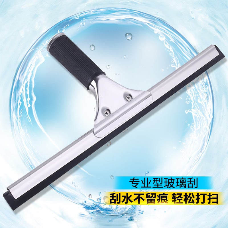 Supply Stainless Steel Wiper Scraper Rubber Glass Scraper Replaceable Wiper Glass Cleaner Cleaning - Image 4