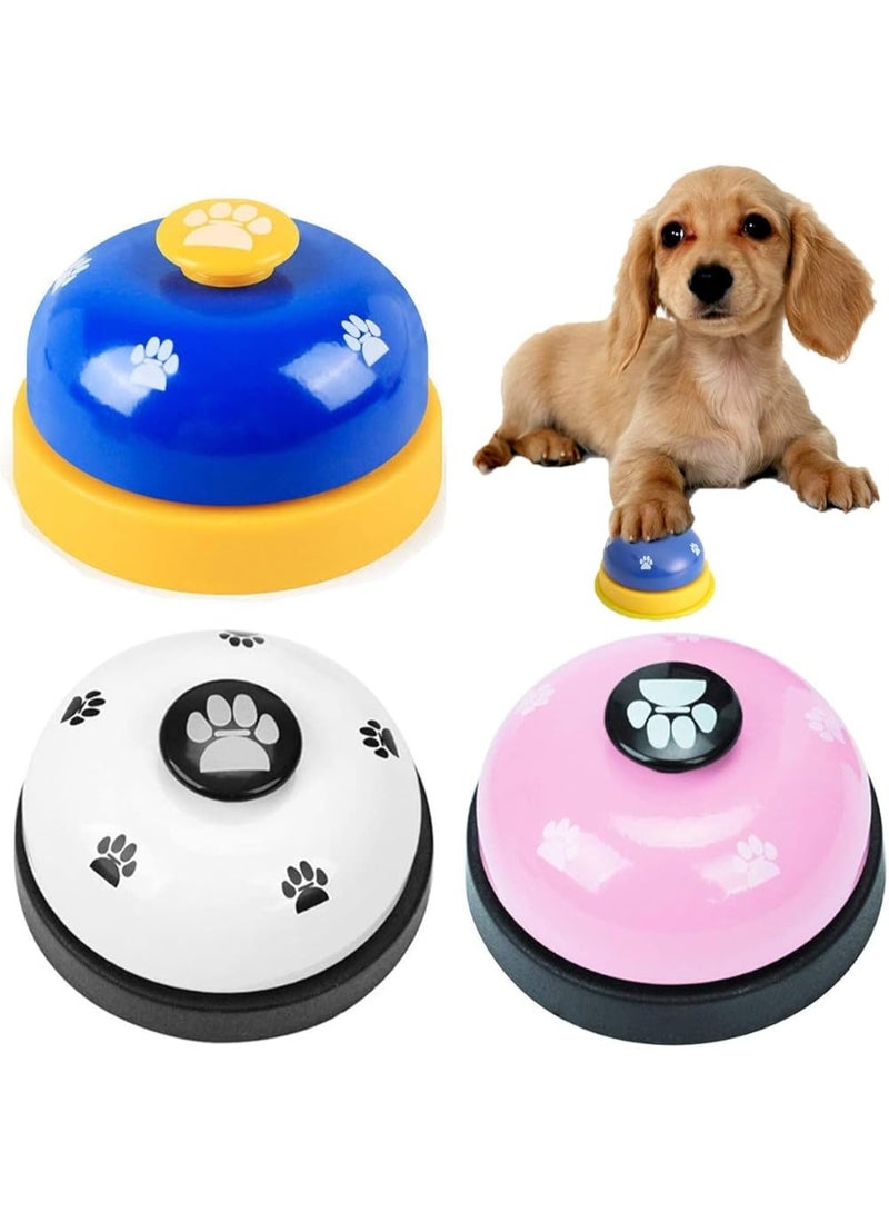 Pet Training Bell Dog Puppy Kitten Putty Training Bells Footprint Pattern Doorbell Buttons for Communication Blue Multicolor - Image 3