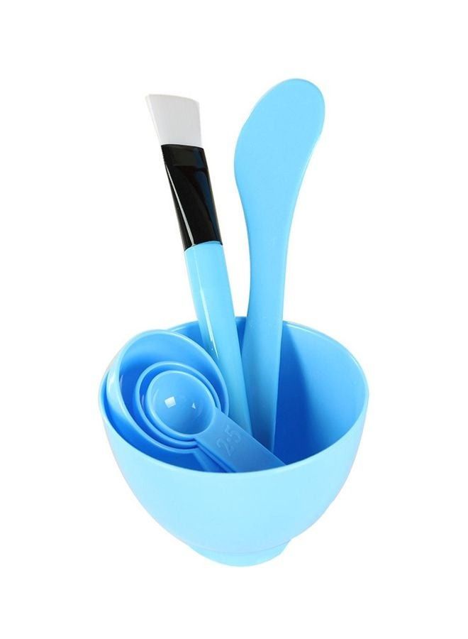 Genetic 4-In-1 Plastic Mask Brush And Bowl Set Blue/Black/White