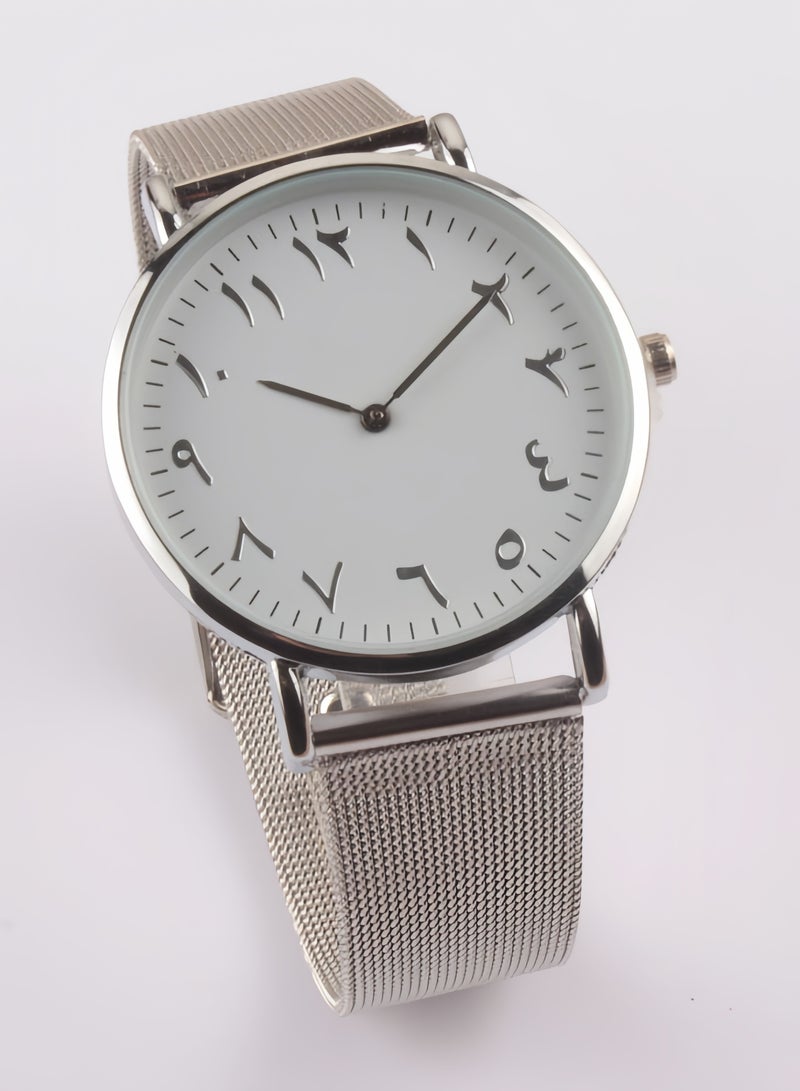 Unisex Casual Watch - Arabic Numerals Quartz Watch for Men & Women, Minimalist Design, Water Resistant, Lightweight Comfortable Daily Wear - Image 2