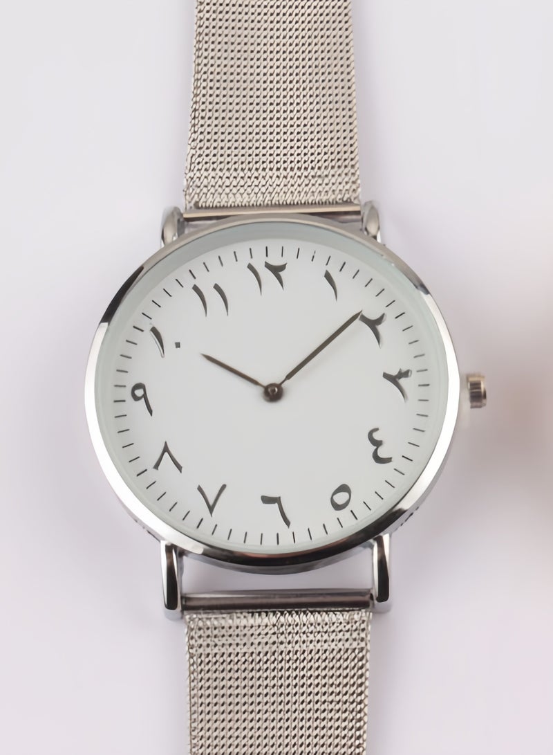 Unisex Casual Watch - Arabic Numerals Quartz Watch for Men & Women, Minimalist Design, Water Resistant, Lightweight Comfortable Daily Wear - Image 3