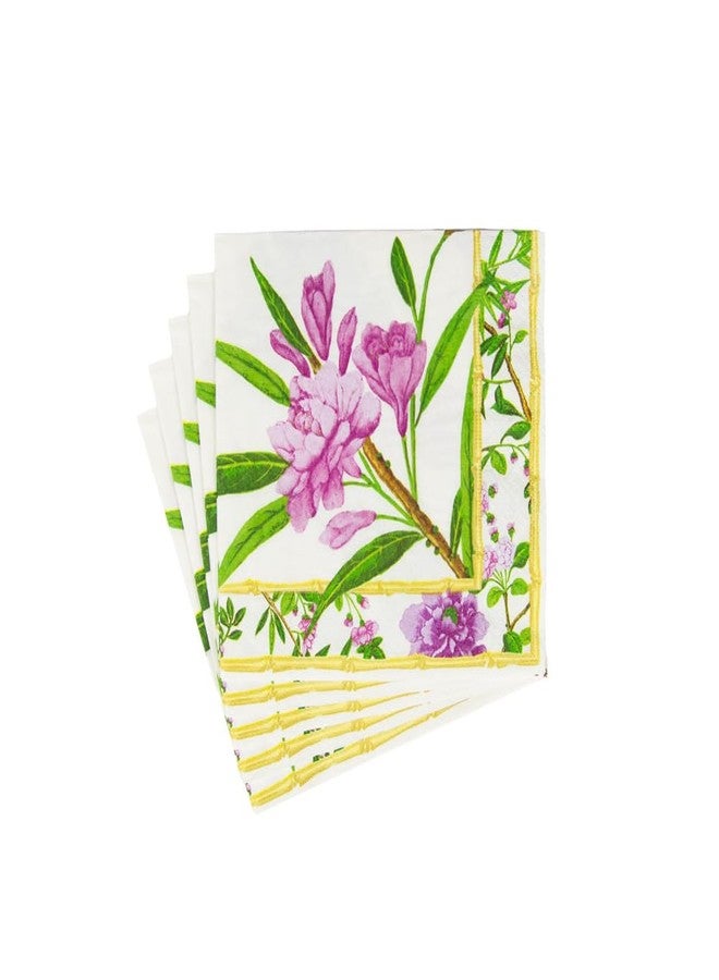 Caspari Wellington Ivory Luncheon Napkins - 20 Per Package - Image 2