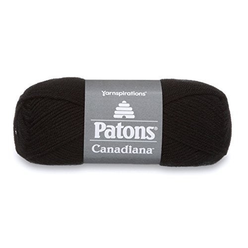 Patons Canadiana Yarn - Solids, Black - Image 1