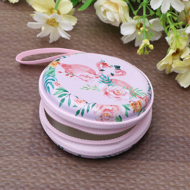 1pc Women Wallet Flamingo Purse Lady Zipper Purse Cards Holder with Rope for Girls Ladies Women (2) - Image 5