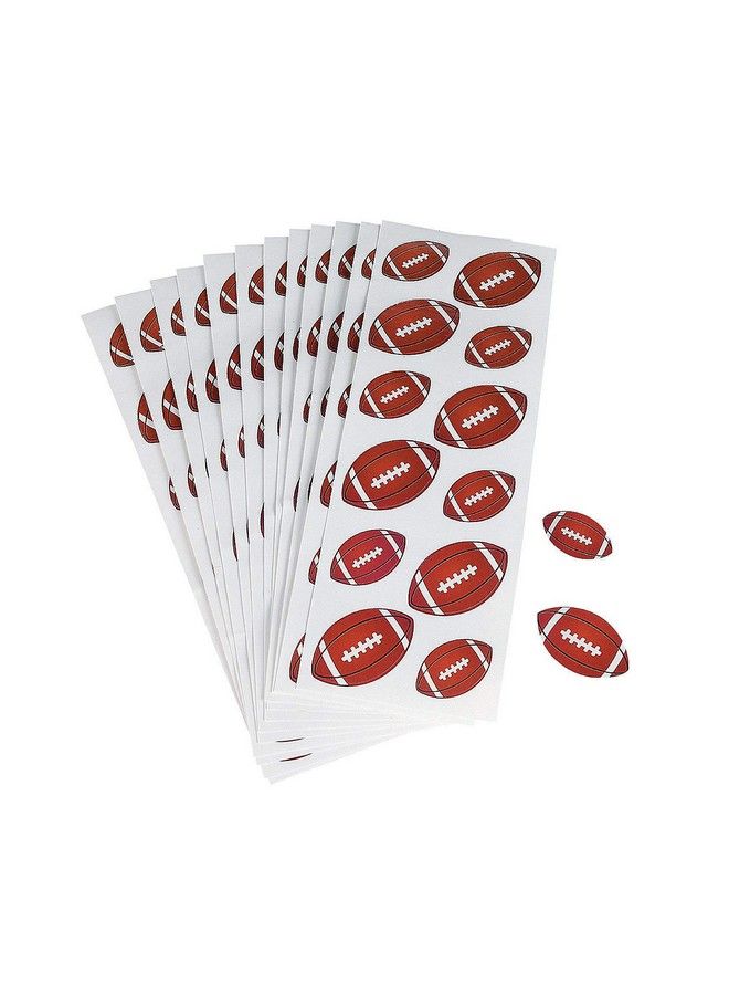 Fun Express Football Stickers 12 Sheets With 12 Stickers Each Classroom Stationery And Sports Party Supplies - Image 1