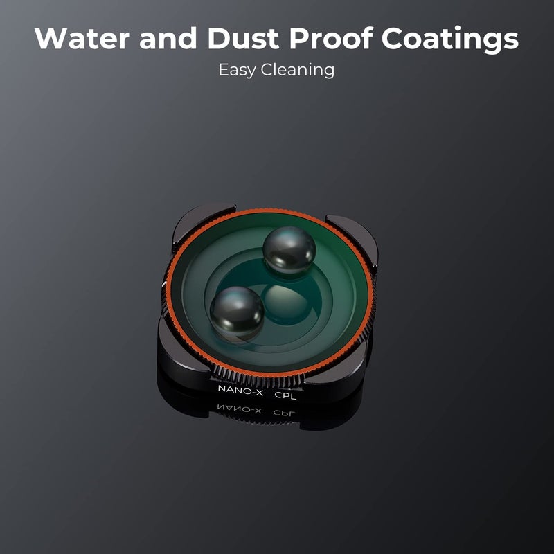 K&F Concept Circular Polarizer CPL Camera Lens Filter Compatible with GoPro Hero 13, Hero12, Hero11, Hero10, Hero9 Black,Multi-Coated HD Glass,Action Camera Polarizing Filter - Image 5