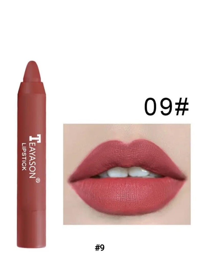 TEAYASON Lipstick Waterproof - Lipstick Pencil No.9