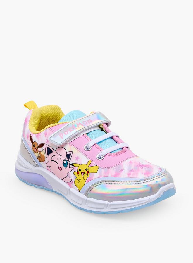 Pokemon Girls Pikachu Print Ankle Sneakers - Image 2