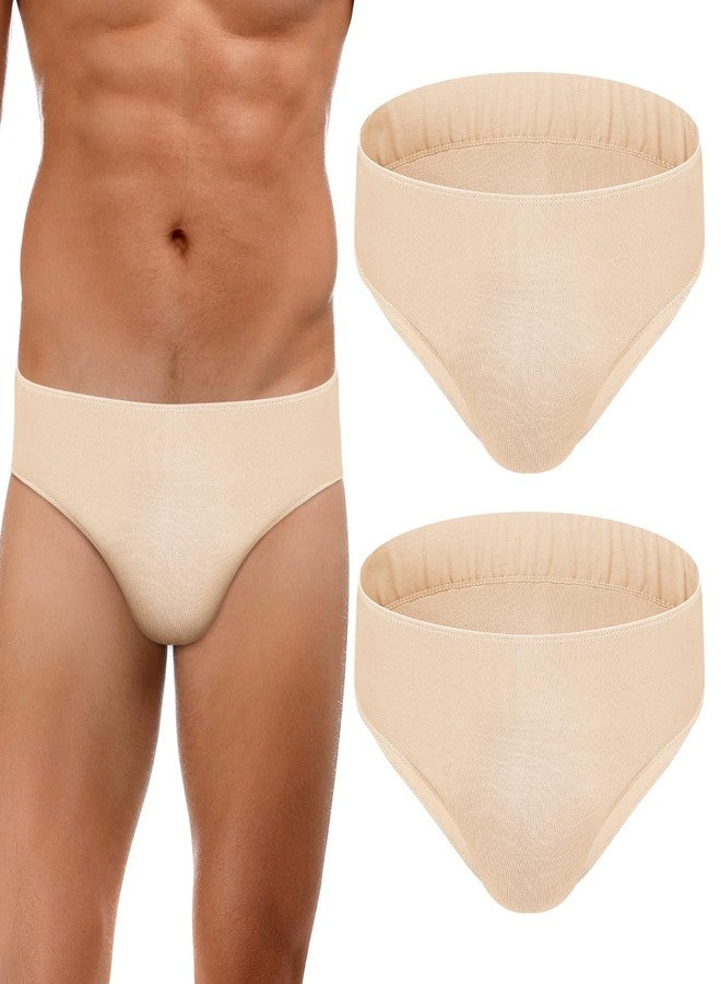 Bunnycool 2 Pcs Men's Full Seat Dance Belt Elastic Dance Underwear for Men Brief for Male Ballet Cosplay(Medium) - Image 1