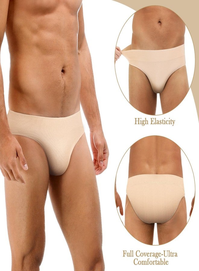 Bunnycool 2 Pcs Men's Full Seat Dance Belt Elastic Dance Underwear for Men Brief for Male Ballet Cosplay(Medium) - Image 2